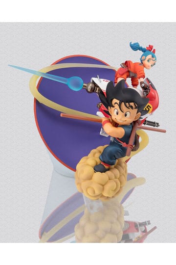 Goku & Bulma | Œuvre PVC Haut de Gamme  Dragon Ball | Tokane Atelier