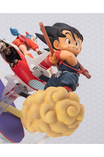 Goku & Bulma | Œuvre PVC Haut de Gamme  Dragon Ball | Tokane Atelier