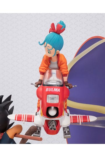 Goku & Bulma | Œuvre PVC Haut de Gamme  Dragon Ball | Tokane Atelier