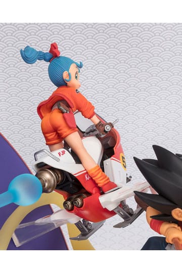 Goku & Bulma | Œuvre PVC Haut de Gamme  Dragon Ball | Tokane Atelier